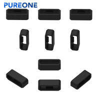 Pureone ห่วงยึดสายนาฬิกา2ชิ้น,แหวนซิลิโคนนิ่มสำหรับเปลี่ยนสายนาฬิกาข้อมือ22มม./26มม. สำหรับ Garmin Fenix 3/5X/5X Plus/6X/6/6 Pro/3 HR