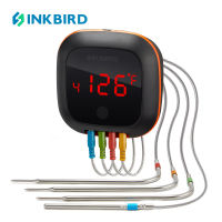 INKBIRD ใหม่ IBT-4XS-B บลูทูธอาหารบาร์บีคิวเครื่องวัดอุณหภูมิ4หัววัดไร้สายย่างเครื่องวัดอุณหภูมิ