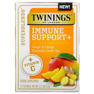 Premium for U📌  Twinings  ชาทไวนิงส์ ชาอังกฤษนำเข้าจากต่างประเทศ  📌 SUPERBLENDS Immune+