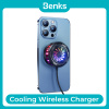Benks w07 cho iphone 12 13 mini pro max bộ sạc không dây từ tính làm mát - ảnh sản phẩm 1