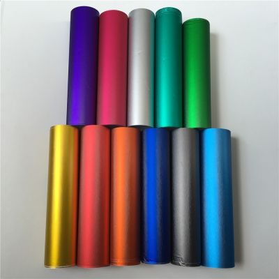 Chrome Brushed Vinyl Wrap Film Car Wrapping Foil Sticker Sheet Air Bubble Free Bike Motor Computer Laptop Skin Phone Cover