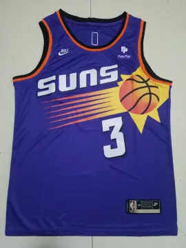 Nike Men's Phoenix Suns Devin Booker #1 Purple Hardwood Classic Dri-Fit Swingman Jersey, XL