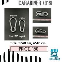 Carabiner Hook 316 ตะขอเกี่ยวของอเนกประสงค์ พร้อมส่งจากไทย