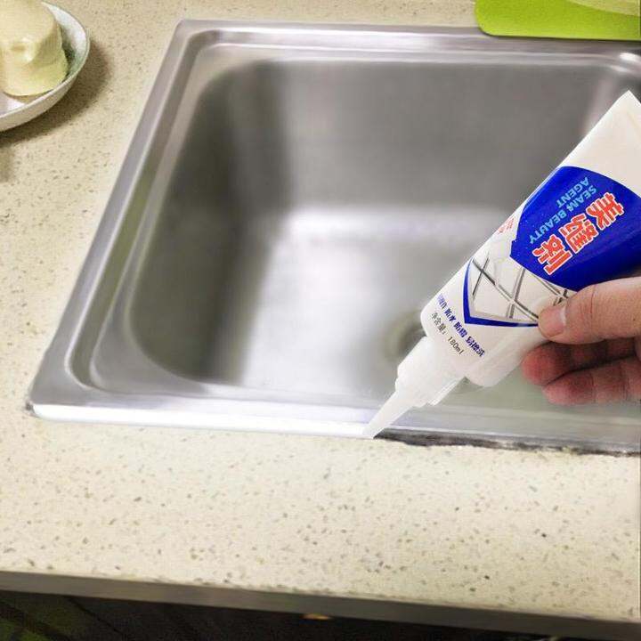 Tile Gap Glue 180ml Waterproof Silicon Mold Mildew Basin Tile Edge