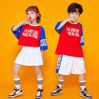 [COD] Hip-hop childrens trendy hip-hop national tide six one cheerleading performance girls dance boys suit summer