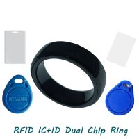 ◎❂❦ RFID Smart Dual Frequency Chip Ring 13.56Mhz CUID Rewriteable IC ID Key 125Khz T5577 Copier Badge NFC Duplicator Clone Token Tag