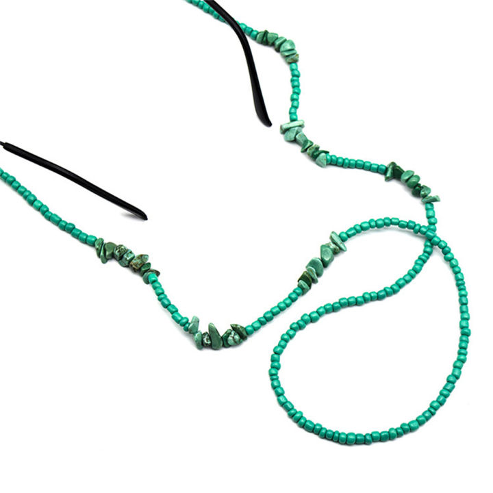 women-green-stone-jewelry-face-chain-sunglasses-turquoise-eyeglass-chain