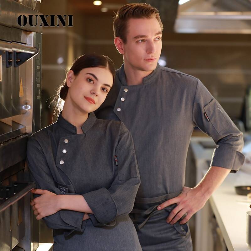 Chef Trousers Baggy Pants Kitchen Catering Restaurant Cook Uniform Plus Size 