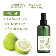 Xịt mọc tóc tinh dầu vỏ bưởi KISS ON 145ml - Giúp ngăn ngừa rụng tóc