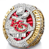 【 โอเจีย 】 NFL แหวนแชมป์ Kansas City Chiefs 【 แม่พิมพ์เหล็ก 】hot