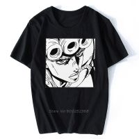 Jojo Bizarre Adventure T Shirts Men Cotton Giorno Giovanna Tee Tops O-Neck Short Sleeve Printed Japanese Manga T-Shirt Gift 【Size S-4XL-5XL-6XL】