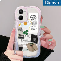 เคส Dienya สำหรับ Realme 10เคสแฟชั่นลายหญ้านำโชคหลากสีน่ารักเนื้อครีมนิ่มเคสมือถือกันกระแทกแบบใสสร้างสรรค์เคสโปร่งใสลายกล้องถ่ายรูปฝาครอบป้องกันซิลิโคน