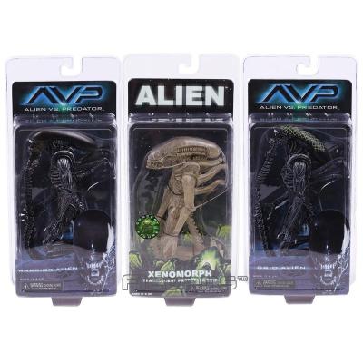 NECA AVP ALIENS Vs. PREDATOR Xenomorph Warrior Grid Alien PVC Action Figure ของเล่น Figures Collection