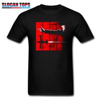 Tshirt Funky Men Tshirts Space Cowboy T Shirt Print Black Red Tees Anime Cotton Clothes