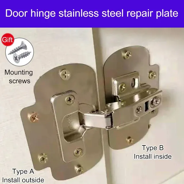 Door hinge stainless steel repair plate Lazada PH