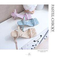 Pastel chicky shoes รองเท้าส้นสูงสีพาสเทลสวยเก๋ และน่ารักสุดๆ