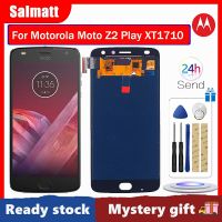 Salmatt หน้าจอ Super AMOLED สำหรับ Motorola Moto Z2 Play XT1710ชิ้นส่วนจอสัมผัสแอลซีดีของเครื่องแปลงดิจิทัลสำหรับ Motorola Moto Z2 Play XT1710