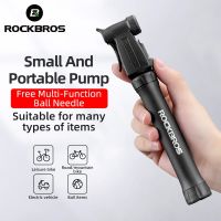 ROCKBROS สูบพกพาติดจักรยาน Bike Pump 100PSI FV AV ใช้ได้ทั้งวาล์วลมเล็ก-ใหญ่