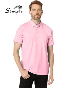 HUILISHI Korean Men's Pure Color Casual Short Sleeve Polo Shirt