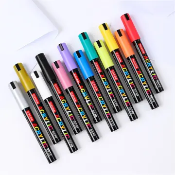 36 Colors Acrylic Marker Pen Acrylic Paint Brush Markers Pens for christmas  Art Rock Painting,Card Making,Stone,Metal Ceramics