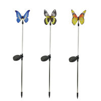 Solar Lights Butterfly Light For Outdoor Garden Decorations LED Multi-color Waterproof Landscape Lights For Yard Patio