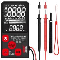 Ultra-Portable Digital Smart Multimeter ADMS7/S9CL Large LCD 3-Line Display Voltmeter AC DC Voltage NCV Ohm Hz Multimeter Electrical Trade Tools Teste