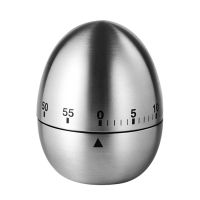 Kitchen Stainless Steel Egg Mechanical Clock Timer Alarm Count Up Down Clock 60 Minute Countdown Cooking Timer Kitchen Gadget