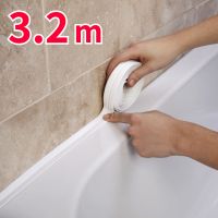 3.2M Waterproof Sealing Tape Bathroom Kitchen Sealing Strip Shower Sink Bath Sealer PVC Self Adhesive Sealant Tape Wall Sticker