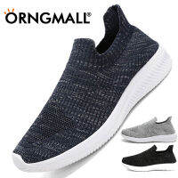 ORNGMALL รองเท้าตาข่ายไซส์ใหญ่39-46สำหรับผู้ชายรองเท้าผ้าใบคุณภาพสูงกันลื่นระบายอากาศสีดำแฟชั่นยิมเบาสบายๆเดินเหมาะสำหรับชีวิตประจำวันและเล่นกีฬา