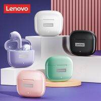 Lenovo LP40 Pro หูฟังไร้สายสำหรับเล่นกีฬา,หูฟังไร้สาย5.0หูฟังบลูทูธกันน้ำชุดหูฟัง TWS ควบคุมด้วยการสัมผัสหูฟังพร้อมไมโครโฟน