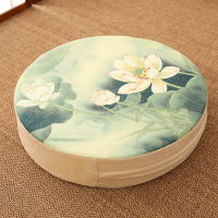 Chinese futon meditation pad thickening meditation pad worship Buddha pad bay window round removable washable tatami cushion