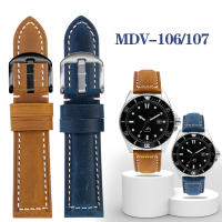 F Rosted หนังสายนาฬิกาข้อมือสำหรับ Casio MDV-106107นากสาย MTP-VD01 EFR-303L304ชุดนาฬิกาวงเข็มขัดสร้อยข้อมือ20มิลลิเมตร22มิลลิเมตร