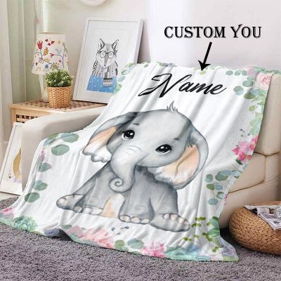 （in stock）Customized Blanket Customized Name Blanket Youth Girl Boy Blanket Personalized Blanket Family Friend Cute Animal Throwing Blanket Gift（Can send pictures for customization）