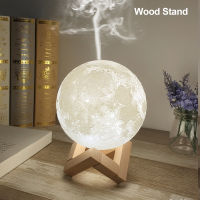 880ML Ultrasonic Moon Air Humidifier Aroma Essential Oil Diffuser USB Mist Maker Humidificador LED Night Lamp Christmas Gift