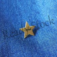 【hot sale】 ✸☼❖ B36 I Tried Gold Color Star Shape Novelty Enamel Pin Lapel Pins Brooch Collar Corsage Shirt Bag Cap Jacket Badge Funny Jewelry Gift