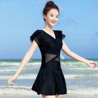 Summer barbie swimsuit conservative young female adults show conjoined thin bubble hot spring go light padding swimsuit prevention