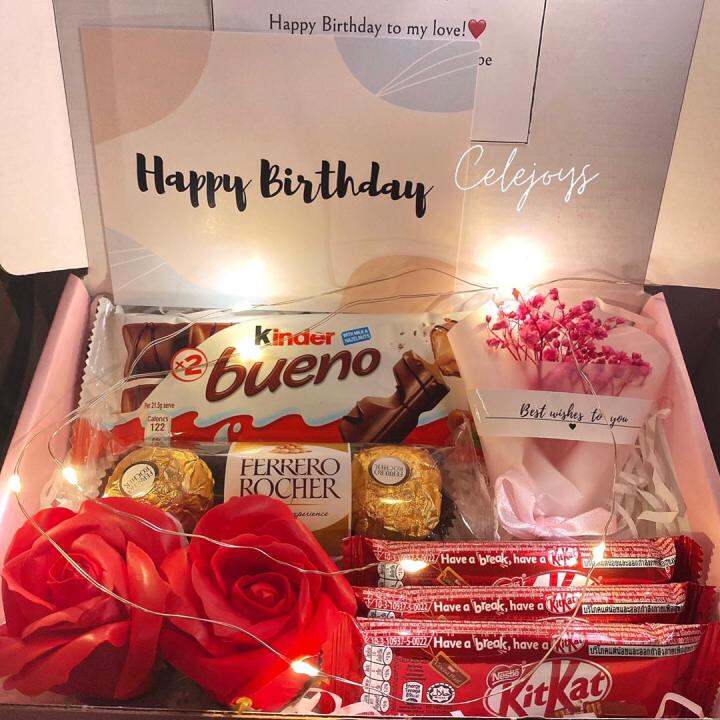 Chocolate Gift Birthday Gift Box Anniversary Gift Friend Valentines Day