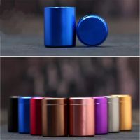 Metal Airtight Smell Proof Container Aluminum Herb Holder Pipe Can Tea Case Jars