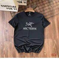 Arcteryx เสื้อยืดแขนสั้นคอปกทรงกลมแห้งเร็วสำหรับฤดูร้อนเสื้อยืดเสื้อฟิตเนสวัยรุ่นวิ่งระบายอากาศและเหงื่อตาข่ายยืดหยุ่นขนาดเล็ก