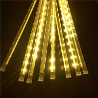 8 Tube Meteor Shower Rain LED String Lights Garland Christmas Decoration for Home Room Outdoor Street Fairy Light New Year Decor