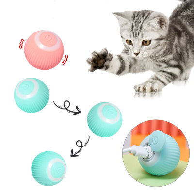 Cat Toy Rolling Kitten Automatic Interactive Cat Toy