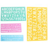 Stencil Rulerssupplies Stencils Drawing Set Journal Letter Templates Ruler Children Symbols Graffiti Letters Tool Crafts Rulers  Stencils