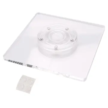Cookie Decorating Turntable Kit Clear Acrylic Square Cookie Turntable  Swivel Cookie Stand