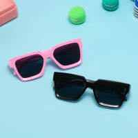 แว่นกันแดดเด็ก Square Retro Trend Boys And Girls Sun Glasses Fashion Cute Baby Eyeglasses