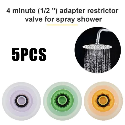 5/8/10 Pcs Set Flow Reducer Overhead Shower Limiter Up To 70 Water Saving 7L/min Flow Limiter For Adapter Bathroom Accessories