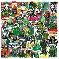 【LZ】✺❈☫  10/50 pçs hip hop rapper mf doom adesivos cantor fã presente diy decoração copo do telefone bagagem scrapbook portátil helment guitarra decalque