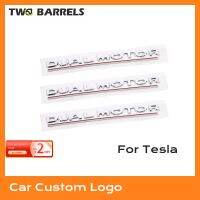 สติกเกอร์รถมอเตอร์คู่สำหรับเทสลารุ่น3 Y S X 3d มีโลโก้สัญลักษณ์สีเงินด้านเครื่องมือวางส่วนประกอบรถยนต์