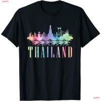 เสื้อยืดคอกลมเสื้อยืดลำลอง Asian Travel Bangkok Thai Gift Thailand T-Shirt Mens Womens T-shirts[S-5XL]