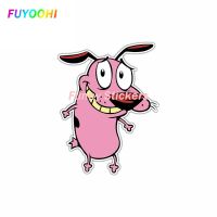 FUYOOHI Exterior/Protection Fashion Stickers Fashion Creative Car Sticker for Courage Cowardly Dog Kids Anime PVC Car Wrap Bumper Stickers Decals  Mag