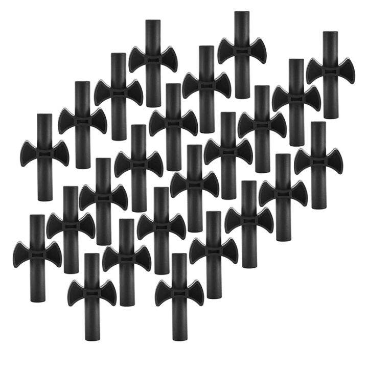 24Pcs Trampoline Enclosure Pole Space Spacers Trampoline Plastic